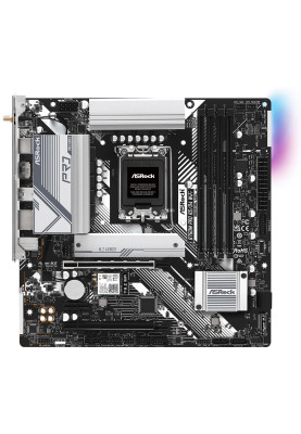 Материнська плата LGA1700, ASRock B760 Pro RS/D4 WIFI, B760, 4xDDR4, Int.Video(CPU), 4xSATA3, 3xM.2, 2xPCI-E 16x 4.0, 1xPCI-E 16x 3.0, 1xPCI-E 1x 3.0, ALC897, RTL8125BG, WiFi 6E, Bluetooth 5.3, 9xUSB3.2/4xUSB2.0, Type-C, HDMI/DP, CrossFire, ATX