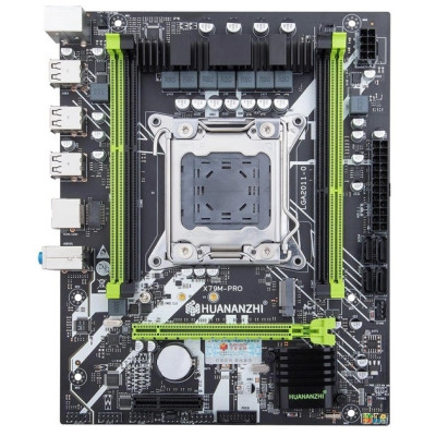 Мат.плата 2011 Huananzhi X79M Pro, B75, 4xDDR3, 1xSATA3+3xSATA2, 1xM.2, 1xPCI-E 16x 3.0, 1xPCI-E 4x 3.0, ALC887, RTL8111E, 3xUSB3.0/6xUSB2.0, MicroATX