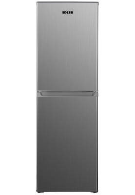 Холодильник Edler ED-274INFD, Inox, двокамерний, з нижньою мор. камерою, загальний об'єм 248L, корисний об'єм 138L/110L, механічне керування, A+, 172x55x57см