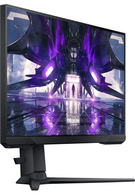Монітор 24" Samsung Odyssey G3, Black, WLED, VA, 1920x1080 (16:9), 1 мс, 144 Гц, 250 кд/м², 3000:1, 178°/178°, HDMI/DP, FreeSync Premium, VESA 100x100 мм (LS24AG302NIXCI)