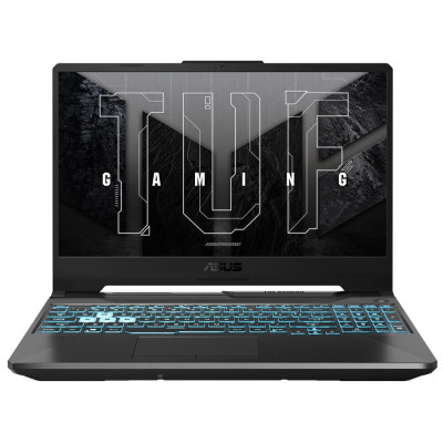 Ноутбук 15" Asus TUF Gaming A15 FA506NF-HN019 (90NR0JE7-M004D0) Graphite Black 15.6" FullHD 1920x1080 IPS матовий 144Hz, AMD Ryzen 5 7535HS 3.3-4.55GHz, RAM 16GB, SSD 1TB, nVidia GeForce RTX 2050 4GB, DOS, підсвічування клавіатури