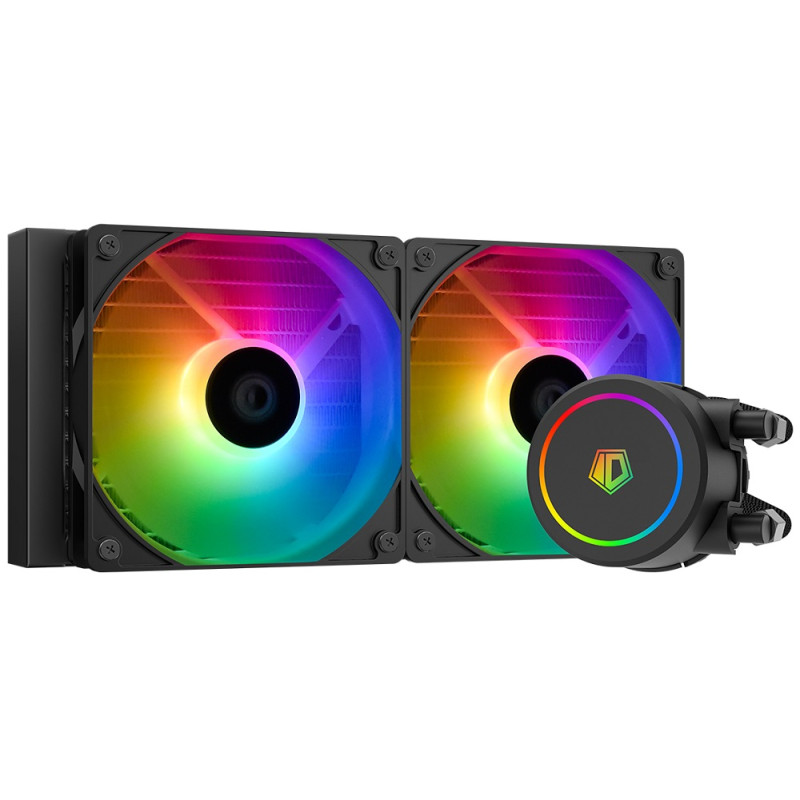 Система рідинного охолодження ID-Cooling FX240 ARGB, Intel: 1700/1200/2066/2011/1366/1151/1150/1155/1156, AMD: AM4/AM5, до 250 Вт