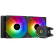 Система рідинного охолодження ID-Cooling FX240 ARGB, Intel: 1700/1200/2066/2011/1366/1151/1150/1155/1156, AMD: AM4/AM5, до 250 Вт