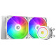 Система рідинного охолодження ID-Cooling FX240 ARGB WHITE, Intel: 1700/1200/2066/2011/1366/1151/1150/1155/1156, AMD: AM4/AM5, до 250 Вт