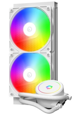 Система рідинного охолодження ID-Cooling FX240 ARGB WHITE, Intel: 1700/1200/2066/2011/1366/1151/1150/1155/1156, AMD: AM4/AM5, до 250 Вт