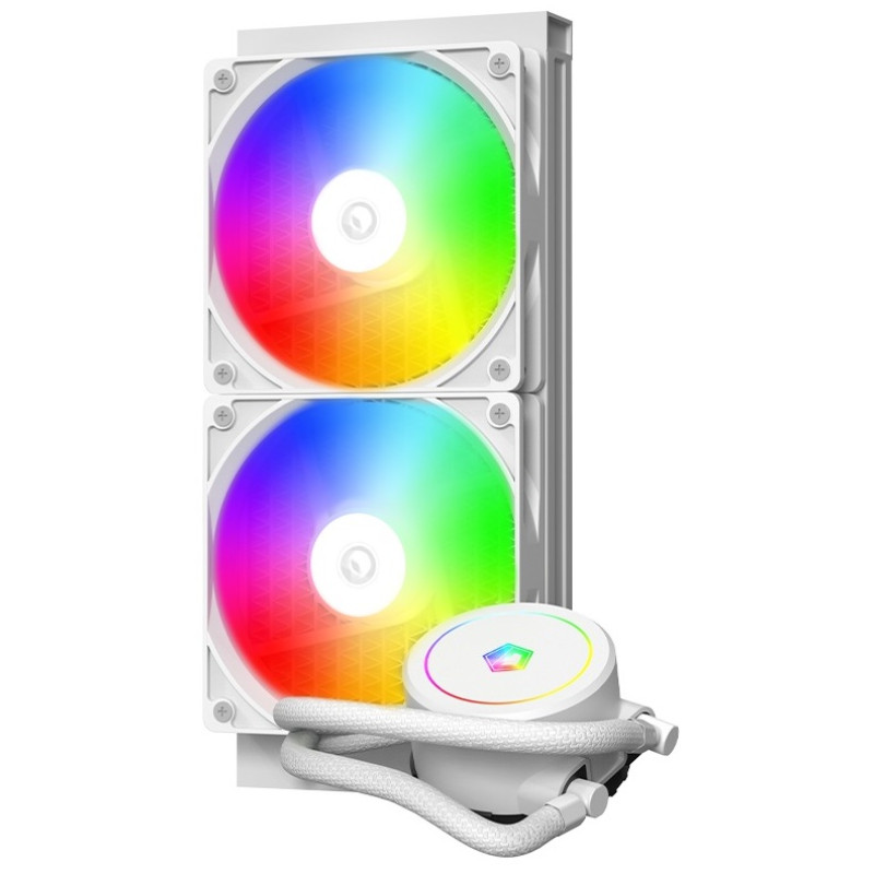 Система рідинного охолодження ID-Cooling FX240 ARGB WHITE, Intel: 1700/1200/2066/2011/1366/1151/1150/1155/1156, AMD: AM4/AM5, до 250 Вт