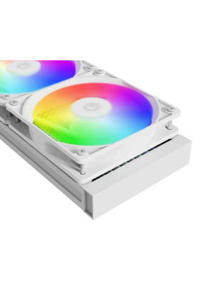 Система рідинного охолодження ID-Cooling FX240 ARGB WHITE, Intel: 1700/1200/2066/2011/1366/1151/1150/1155/1156, AMD: AM4/AM5, до 250 Вт
