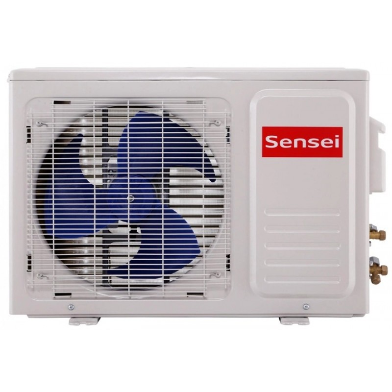 Кондиціонер Sensei SAC-09CHIB Bora Inverter, White, спліт-система, компресор інверторний, площа приміщення 25 кв.м, LED дисплей, осушення, вентиляція, обігрів, охолодження, фреон R410A, функція Auto Defrost, А+, -15~+30 / +18~+53 °C