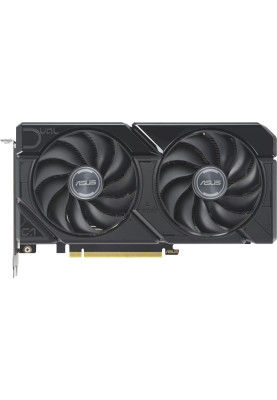 Відеокарта Radeon RX 7600 XT, Asus, DUAL OC, 16Gb GDDR6, 128-bit, HDMI/3xDP, 2801/18000 MHz, 8-pin (DUAL-RX7600XT-O16G)