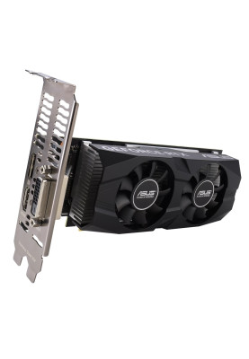 Відеокарта GeForce RTX 3050, Asus, LP BRK OC, 6Gb GDDR6, 96-bit, DVI-D/HDMI/DP, 1537/14000 MHz, Low Profile (RTX3050-O6G-LP-BRK)