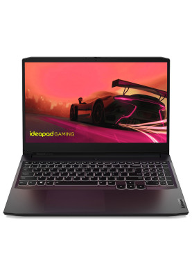 Ноутбук 15" Lenovo IdeaPad Gaming 3 15ACH6 (82K2027ARM) Shadow Black 15.6" FullHD 1920x1080 IPS матовий, AMD Ryzen 5 5500H 3.3-4.2GHz, RAM 16GB, SSD 512GB, nVidia GeForce RTX 2050 4GB, DOS