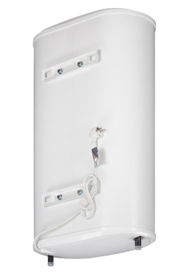 Водонагрівач Willer EVH80DRI Libra, White, 2000W, 80л, плаский, сухий ТЕН, універсальний монтаж, 2 ТЕНи, електронне керування, цифровий дисплей, 2 режими потужності, зовнішній терморегулятор, бак титанокварцова емаль, D, 90х57х31см