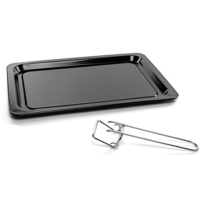 Електродуховка Holmer HEO-242B, Black, 1700W, 42л, механічне керування, в комплекті деко з антипригарним покриттям, решітка гриль та ручка, індикатор роботи, таймер, 70°С-250°С