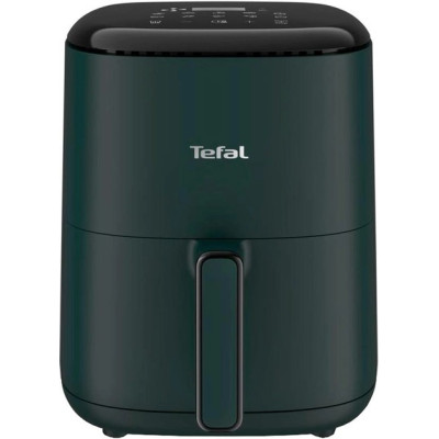 Мультипіч Tefal EasyFry Compact EY145310, Dark Green, 1300W, 3л, 10 програм, керування сенсорне, дисплей, таймер, автовідключення, сіточка для стікання жиру, антипригарне покриття чаші, 80-200˚C, можна мити в посудомийній машині