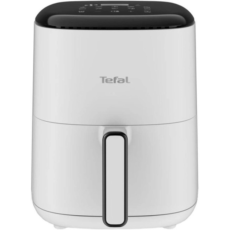 Мультипіч Tefal EasyFry Compact EY145A10, White/Black, 1300W, 3л, 10 програм, керування сенсорне, дисплей, таймер, автовідключення, сіточка для стікання жиру, антипригарне покриття чаші, 80-200˚C, можна мити в посудомийній машині