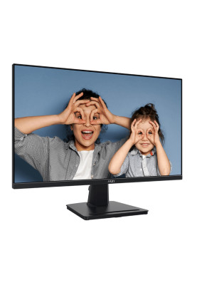 Монітор 27" MSI PRO MP275, Black, WLED, IPS, 1920x1080 (16:9), 1 мс, 100 Гц, 300 кд/м², 1000:1, 178°/178°, VGA/HDMI, 2x2 Вт, VESA 100x100 мм, Adaptive Sync