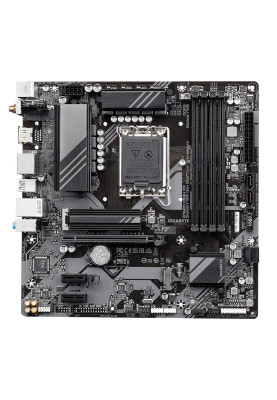 Материнська плата LGA1700, Gigabyte B760M DS3H AX, B760, 4xDDR5, Int.Video(CPU), 4xSATA3, 2xM.2, 1xPCI-E 4.0 x16, 2xPCI-E 3.0 x1, Realtek 7.1, RTL8125BG, WiFi 6E, Bluetooth 5.3, 6xUSB3.2/6xUSB2.0, HDMI/2xDP, MicroATX