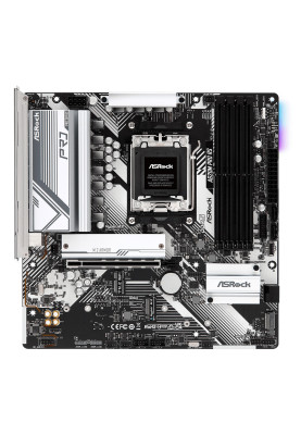 Материнська плата AM5 ASRock A620M Pro RS, A620, 4xDDR5, Int.Video (CPU), 4xSATA3, 3xM.2, 1xPCI-E 4.0 x16, 1xM.2 (Key E), ALC897, RTL8111H, 7xUSB3.2/8xUSB2.0, HDMI/DP, Micro ATX
