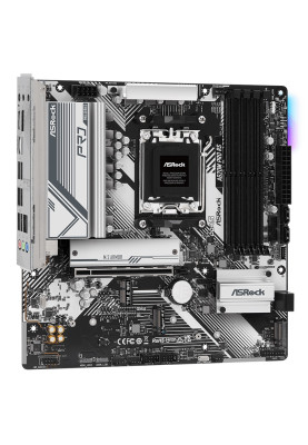 Материнська плата AM5 ASRock A620M Pro RS, A620, 4xDDR5, Int.Video (CPU), 4xSATA3, 3xM.2, 1xPCI-E 4.0 x16, 1xM.2 (Key E), ALC897, RTL8111H, 7xUSB3.2/8xUSB2.0, HDMI/DP, Micro ATX