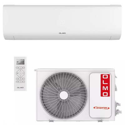 Кондиціонер Olmo OSH-12FRH3 INVERTER White, спліт-система, компресор інверторний, площа приміщення 35 кв. м, автоматичний, осушення, вентиляція, обігрів, охолодження, фреон R410A