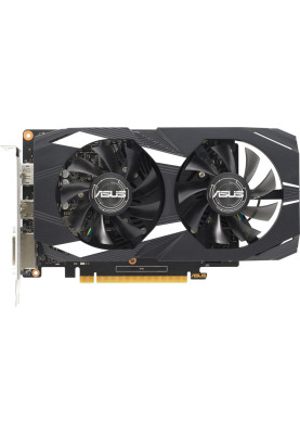 Відеокарта GeForce GTX 1650, Asus, DUAL EVO, 4Gb GDDR6, 128-bit, DVI-D/HDMI/DP, 1620/12000 MHz, 6-pin (DUAL-GTX1650-4GD6-P-EVO)