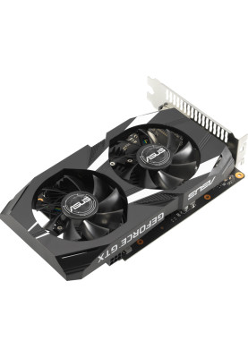 Відеокарта GeForce GTX 1650, Asus, DUAL EVO, 4Gb GDDR6, 128-bit, DVI-D/HDMI/DP, 1620/12000 MHz, 6-pin (DUAL-GTX1650-4GD6-P-EVO)