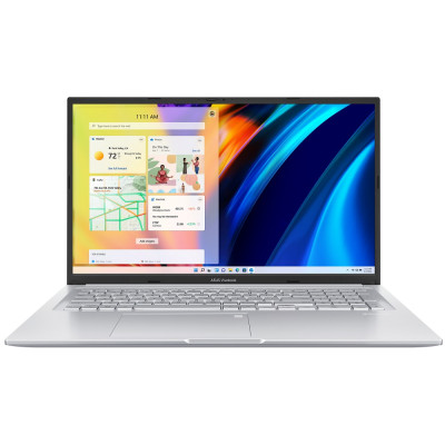 Ноутбук 17" Asus VivoBook 17X K1703ZA-AU132 (90NB0WN1-M005B0) Transparent Silver 17.3" FullHD 1920x1080 IPS матовий, Intel Core i3-1220P 3.3-4.4GHz, RAM 8GB, SSD 512GB, Intel UHD Graphics, DOS