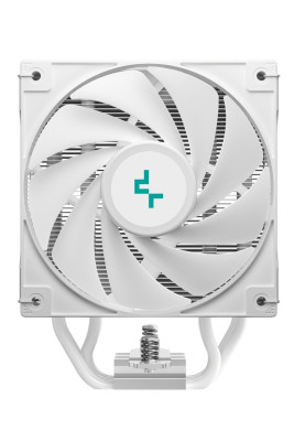 Кулер для процесора Deepcool AG500 DIGITAL ARGB, White, алюміній/мідь, 1x120 мм ARGB, для Intel 1700/1200/115x, AMD AMx/FMx, цифровий екран, висота 158 мм (R-AG500-WHADMN-G-1)