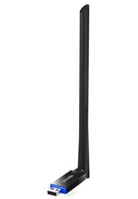 Мережевий адаптер USB Tenda U10, 802.11ac, 433 + 200Mbps, внутрішня спрямована антена, USB