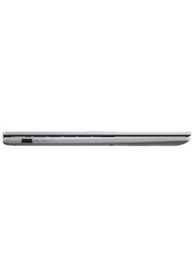 Ноутбук 15" Asus VivoBook 15 X1504VA-BQ005 (90NB10J2-M00050) Cool Silver 15.6" FullHD 1920x1080 матовий, Intel Core i5-1335U 1.3-4.6GHz, RAM 16GB, SSD 512GB, Intel Iris Xe Graphics, DOS