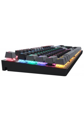 Клавіатура Hator Starfall Rainbow Origin Red, Black, USB, механічна, 104 кнопки, RGB підсвічування (HTK-608-BBG)