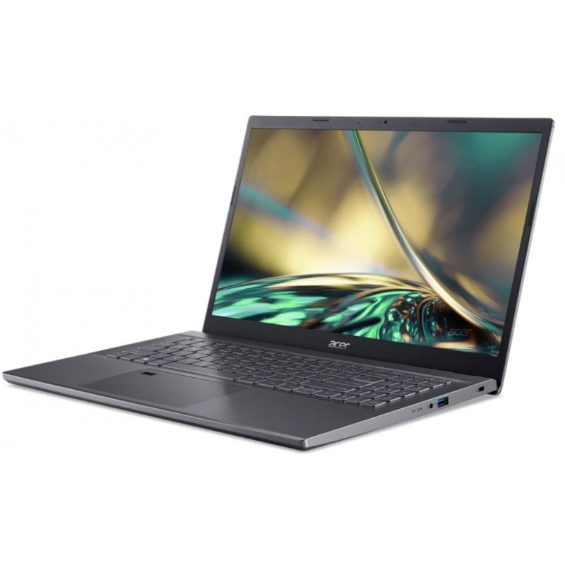Ноутбук 15" Acer Aspire 5 A515-57G-35VM (NX.KMHEU.003) Steel Gray 15.6" FullHD 1920x1080 IPS матовий, Intel Core i3-1215U 3.3-4.4GHz, RAM 8GB, SSD 512GB, nVidia GeForce RTX 2050 4GB, DOS