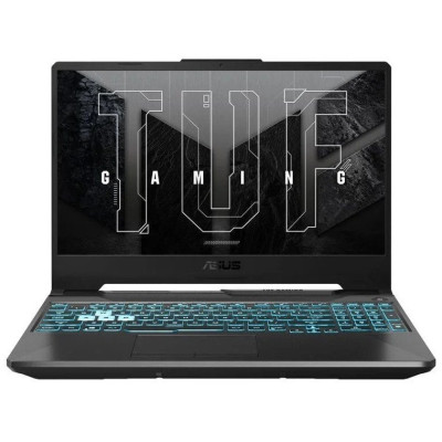 Ноутбук 15" Asus TUF Gaming A15 FA506NF-HN004 (90NR0JE7-M00320) Graphite Black 15.6" FullHD 1920x1080 IPS матовий 144Hz, AMD Ryzen 5 7535HS 3.3-4.55GHz, RAM 8GB, SSD 512GB, nVidia GeForce RTX 2050 4GB, DOS, підсвічування клавіатури