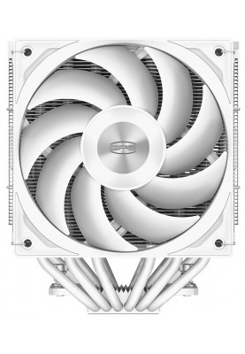 Кулер для процесора PcCooler RZ620, White, алюміній/мідь, 2x120 мм, для Intel 1700/1200/115x, AMD AM5/AM4, висота 158 мм, до 270 Вт