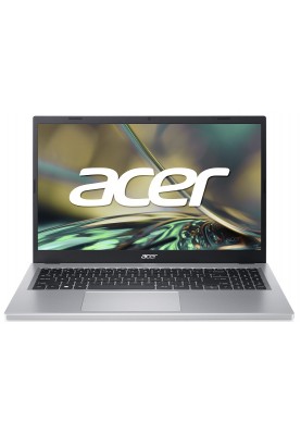 Ноутбук 15" Acer Aspire 3 A315-59-31KX (NX.K6TEU.012) Pure Silver 15.6" FullHD 1920x1080 IPS матовий, Intel Core i3-1215U 3.3-4.4GHz, RAM 8GB, SSD 512GB, Intel UHD Graphics, DOS