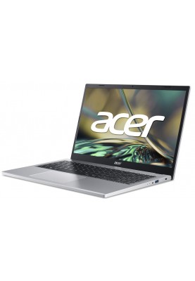 Ноутбук 15" Acer Aspire 3 A315-24P-R5RB (NX.KDEEU.022) Pure Silver 15.6" FullHD 1920x1080 матовий, AMD Ryzen 3 7320U 2.4-4.1GHz, RAM 8GB, SSD 512GB, AMD Radeon 610M Graphics, DOS