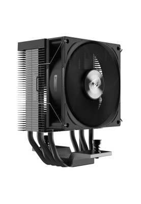 Кулер для процесора PcCooler R400, Black, алюміній/мідь, 1x90 мм, для Intel 1700/1200/115x, AMD AM5/AM4, висота 133 мм, до 180 Вт