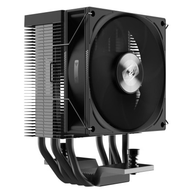 Кулер для процесора PcCooler R400, Black, алюміній/мідь, 1x90 мм, для Intel 1700/1200/115x, AMD AM5/AM4, висота 133 мм, до 180 Вт