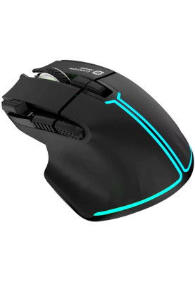 Миша Canyon GM-636 "Fortnax", Black, USB, оптична (сенсор Sunplus 6662), до 20 000 dpi, RGB-підсвічування, 9 програмованих кнопок, 1.65 м (CND-SGM636B)