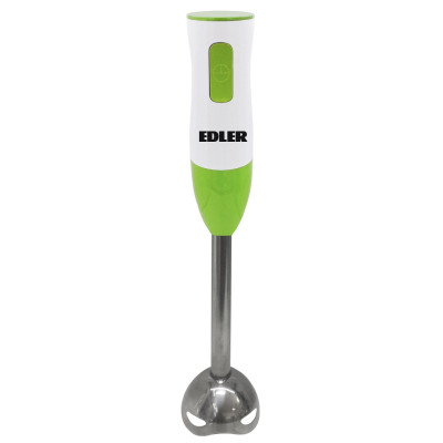 Блендер Edler EDHB-1901, White/Green, 200W, занурювальний, 1 швидкость, мірний стакан 500мл, нога з нержавіючої сталі