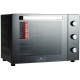 Електродуховка Castle CPE-60B, Black, 1900W, 60л, конвекція, подвійне термостійке скло, 4 нагрівальних елемента, підсвітка, таймер, термостат 70-250 °C, сховані регулятори, деко, решітка, ручка для деко, лоток для крихт