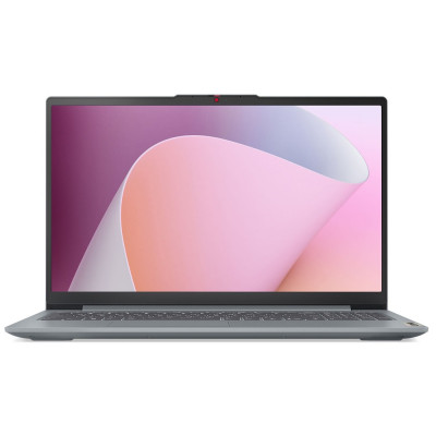 Ноутбук 15" Lenovo IdeaPad Slim 3 15AMN8 (82XQ009GRA) Arctic Grey 15.6" FullHD 1920x1080 IPS матовий, AMD Ryzen 3 7320U 2.4-4.1GHz, RAM 8GB, SSD 512GB, AMD Radeon 610M Graphics, DOS