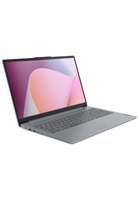 Ноутбук 15" Lenovo IdeaPad Slim 3 15AMN8 (82XQ009GRA) Arctic Grey 15.6" FullHD 1920x1080 IPS матовий, AMD Ryzen 3 7320U 2.4-4.1GHz, RAM 8GB, SSD 512GB, AMD Radeon 610M Graphics, DOS
