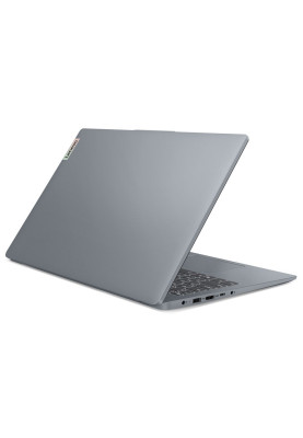 Ноутбук 15" Lenovo IdeaPad Slim 3 15AMN8 (82XQ009GRA) Arctic Grey 15.6" FullHD 1920x1080 IPS матовий, AMD Ryzen 3 7320U 2.4-4.1GHz, RAM 8GB, SSD 512GB, AMD Radeon 610M Graphics, DOS