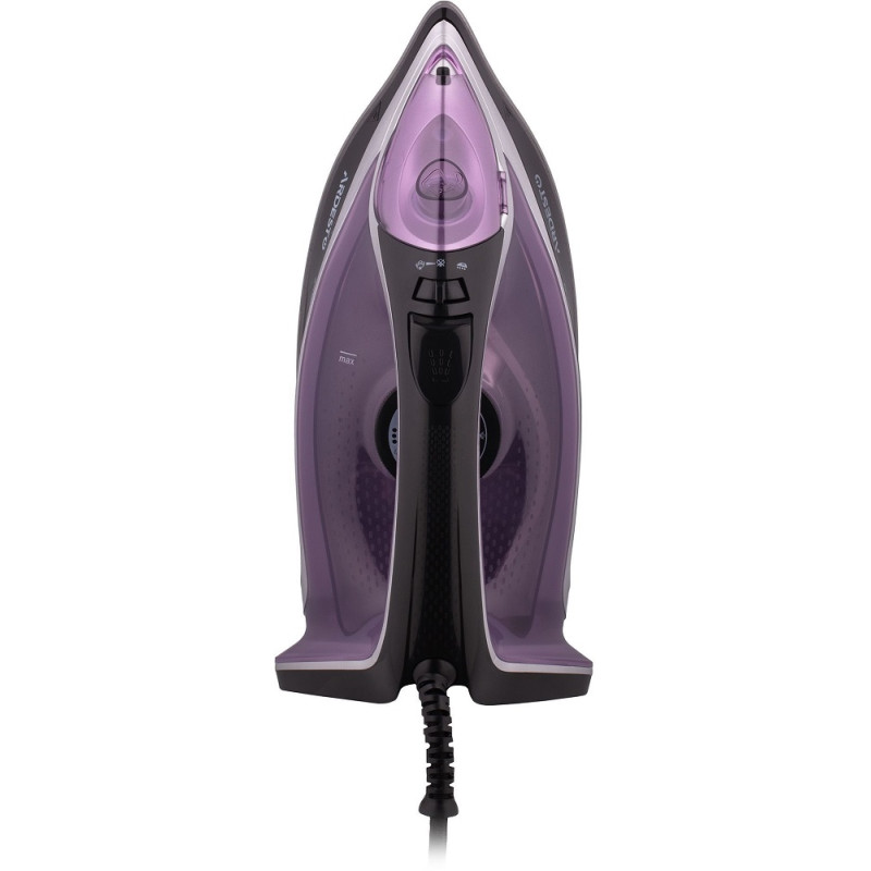 Праска Ardesto IR-B2234, Black/Purple, 2400W, кераміка, паровий удар, резервур 350мл, захист від кальцинації, антикрапля, плавне регулювання потужності пари, автоматичне відключення