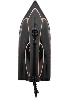 Праска Ardesto IR-B2235, Black/Gold, 2400W, кераміка, паровий удар, резервур 450мл, захист від кальцинації, антикрапля, плавне регулювання потужності пари, автоматичне відключення