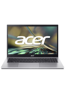 Ноутбук 15" Acer Aspire 3 A315-59-523Z (NX.K6TEU.014) Pure Silver 15.6" FullHD 1920x1080 IPS матовий, Intel Core i5-1235U 0.9-4.4GHz, RAM 8GB, SSD 512GB, Intel Iris Xe Graphics, DOS