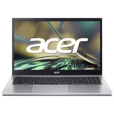 Ноутбук 15" Acer Aspire 3 A315-59-523Z (NX.K6TEU.014) Pure Silver 15.6" FullHD 1920x1080 IPS матовий, Intel Core i5-1235U 0.9-4.4GHz, RAM 8GB, SSD 512GB, Intel Iris Xe Graphics, DOS