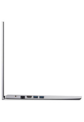 Ноутбук 15" Acer Aspire 3 A315-59-523Z (NX.K6TEU.014) Pure Silver 15.6" FullHD 1920x1080 IPS матовий, Intel Core i5-1235U 0.9-4.4GHz, RAM 8GB, SSD 512GB, Intel Iris Xe Graphics, DOS