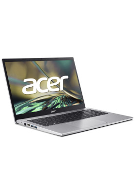 Ноутбук 15" Acer Aspire 3 A315-59-523Z (NX.K6TEU.014) Pure Silver 15.6" FullHD 1920x1080 IPS матовий, Intel Core i5-1235U 0.9-4.4GHz, RAM 8GB, SSD 512GB, Intel Iris Xe Graphics, DOS
